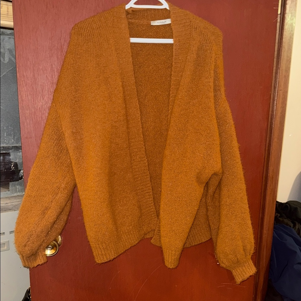 Elegant Amber Women's Cardigan